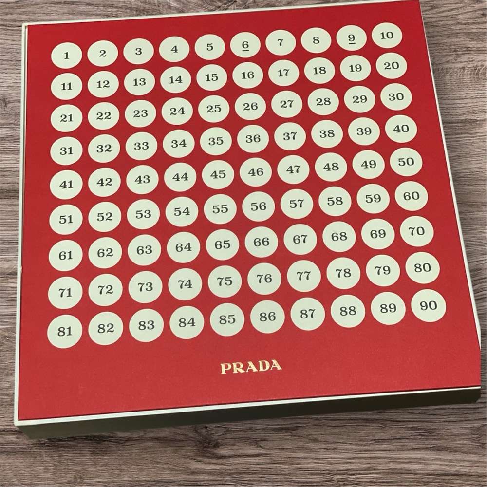 Prada limited Edition Tombola (Bingo) Game - Picture 4 of 8